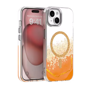 Epoxy Mag suojakuori iPhone 15 6,1" oranssi