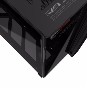 ASUS ROG CRONOX GR801 CURVE TG ARGB musta keskikokoinen tornikotelo