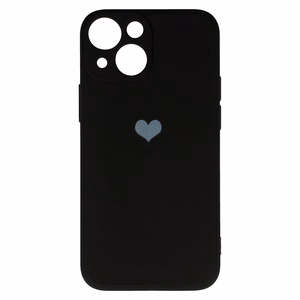 Vennus Silicone Heart Case for Iphone 14 Plus design 1 black