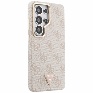 Guess suojakuori 4G Triangle Logo MagSafe Samsung Galaxy S26 Ultra:lle pinkki