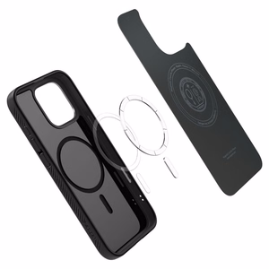Spigen Liquid Air T MagSafe Suojakuori iPhone 16 Pro:lle - matta musta