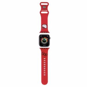 Hello Kitty silikoninen Kitty Head -ranneke Apple Watch 38/40/41mm - punainen