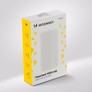 Wozinsky powerbank Li-Po 10000mAh 2 x USB valkoinen (WPBWE1)