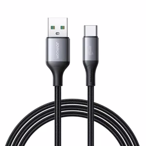Joyroom S-A28 Flash Series 3A USB-A - USB-C -kaapeli 1 m - musta