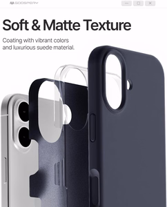 Mercury Pure Magsafe Silicon Case suojakuori Apple iPhone 17:lle tummansininen