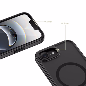 Tech-Protect MagRack MagSafe Suojakuori iPhone 16e / 17e:lle musta
