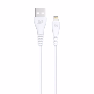 Kaapeli USB A–Lightning Blue Star 2A 12W 1 m PJ-DG5-A, valkoinen