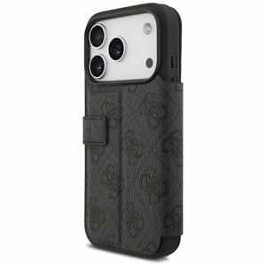 Guess Book 4G Metal Logo -suojakuori iPhone 17 Pro - musta