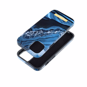 Suojakuori iPhone 15 PLUS:lle Forcell F-Protect Mirage yhteensopiva MagSafe ocean marble
