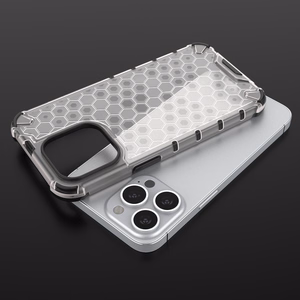 Honeycomb Asia panssari kansi TPU puskuri iPhone 13 Pro punainen