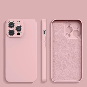 Silikonikotelo iPhone 14 Plus silikonikotelo vaaleanpunainen