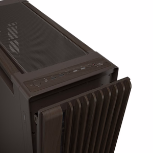 ASUS ProArt PA602 Wood Edition metallipaneelinen Midi Tower -kotelo, Retro Brown