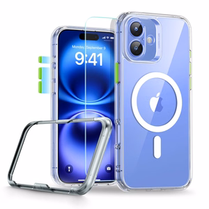 ESR Classic Pro Set Halolock MagSafe iPhone 16 Case - Clear