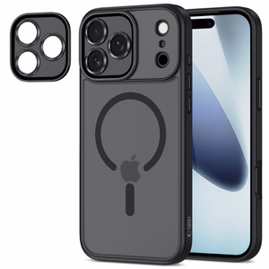 Tech-Protect MagCam MagSafe Suojakuori iPhone 17 Pro:lle - Matta Musta