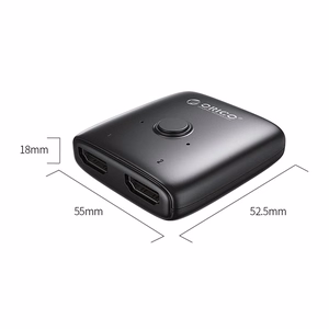 Orico AS2-A1 HDMI Adapter Bi-directional Splitter - Black
