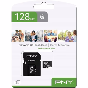 PNY Performance Plus 128 GB MicroSDXC Class 10 muistikortti (P-SDU12810PPL-GE)