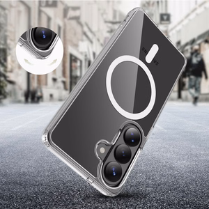 Tech-Protect FlexAir Hybrid MagSafe suojakuori Samsung Galaxy S26:lle läpinäkyvä