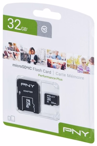 PNY Performance Plus 32 GB MicroSDHC Class 10 muistikortti