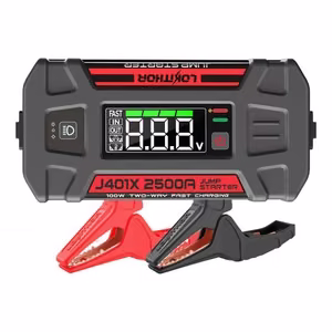 Lokithor J401X apukäynnistin / booster 2500A + varavirtalähde 20000mAh + taskulamppu, 4-in-1 laite, toimii -40°C:ssa