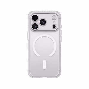 AmazingThing Titan Pro Lens suojakuori mallille iPhone 18 Pro Max, kameransuojuksella ja hihnakiinnikkeellä, MagSafe-yhteensopiva – väri: läpinäkyvä