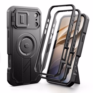 Tech-Protect Kevlar MagSafe 2 suojakuoren pakkaus malleille iPhone 18 Pro Max / 7 Pro Max, musta