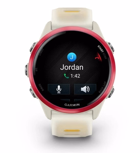 Garmin Forerunner 570 – GPS-älykello, AMOLED, 42 mm, vaaleanpunainen/valkoinen