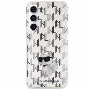 Karl Lagerfeld Monogram Suojakuori Samsung Galaxy S23 FE:lle - läpinäkyvä