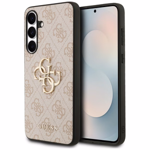 Guess case for Samsung Galaxy S25 FE HC PU LEATHER 4G METAL LOGO pink