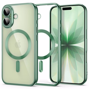 Tech-Protect MagFlex -suojakuori iPhone 17:lle, mattavihreä