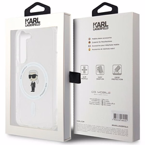 Karl Lagerfeld IML Ikonik MagSafe Suojakuori Samsung Galaxy S24:lle - läpinäkyvä