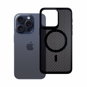 3mk COOLing MagCase suojakuori Apple iPhone 15 Pro Max:lle - musta