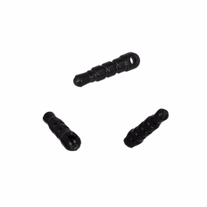 Silikoni pölytulppa Jack 3,5mm musta - 10 kpl