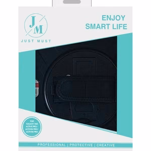 JM Rugged Case Grip -suojakuori Samsung Galaxy Tab Active Prolle / Active4 Prolle / Active5 Prolle hihnalla, musta