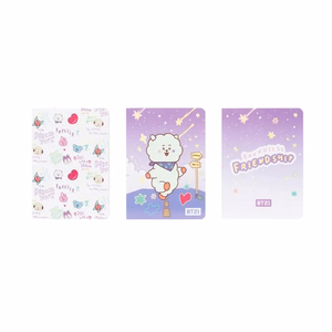 BT21 RJ A6 -muistikirjasetti, 3 kpl