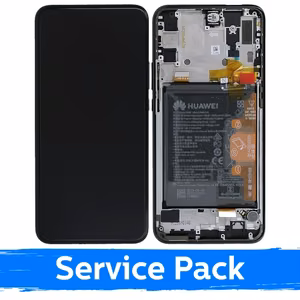 LCD-näyttö Huawei P Smart Z kehyksellä / Midnight Black / (Service Pack)