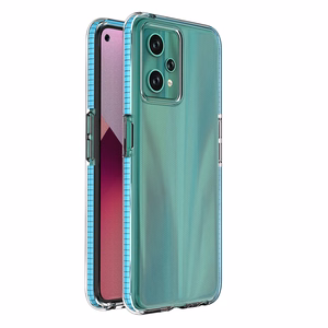 Spring Kotelo Realme 9 Pro silikoni suojus kehys vaaleansininen vaaleansininen