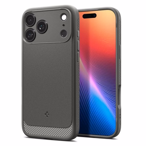 Spigen Rugged Armor Mag MagSafe Suojakuori iPhone 17 Pro:lle - harmaa