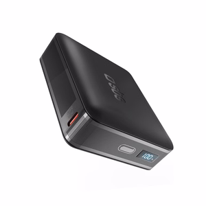 SBS HD 65W 20000mAh USB-C Power Bank with LCD Display - Black