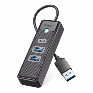 Orico PWC2U-U3 3-port USB hub 2x USB-A 3.0 1x USB-C 3.0 1 m - black