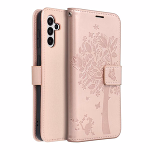 Flip case for Samsung A13 5G / A04S Mezzo Book tree rose gold