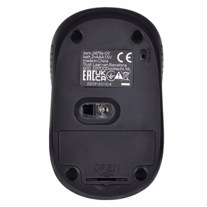 Trust Primo mouse Travel Ambidextrous RF Wireless Optical 1600 DPI
