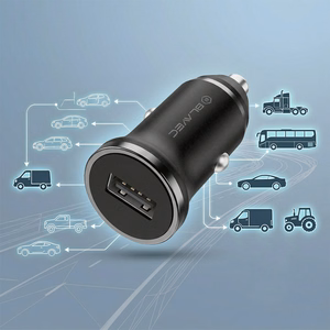 Blavec autolaturi BS-01A-C Road - USB - QC 3.0 18W ja USB - Type C -kaapeli (CCBS01ACR-UB) musta