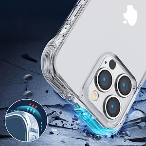 Joyroom Defender-sarjan kotelo kansi iPhone 14 panssaroitu koukku kansi jalusta kirkas (JR-14H1)
