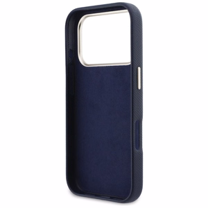 Guess HC PU FW RESIN LOGO sininen Suojakuori iPhone 17 Pro 6,3:lle