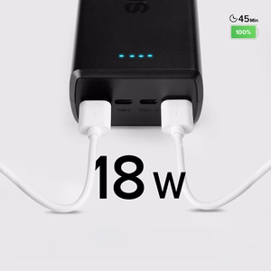 Powerbank SBS TTBB30000PD20K 30000 mAh 2 x USB-C 2 x USB-A - musta