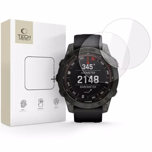 Tech-Protect Glass Fit+ 2-pack tempered glass for Garmin Fenix 7 / 7 Pro - transparent