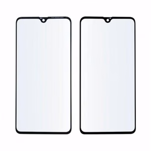 Outer Screen Glass Compatible With Huawei Mate 20 Black HQ