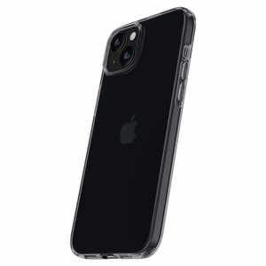 Spigen Crystal Flex Suojakuori iPhone 15 Plus:lle - harmaa/läpinäkyvä