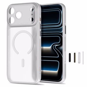 Tech-Protect MagPrime MagSafe CC suojakuori malleille iPhone 18 Pro / 17 Pro, mattaharmaa