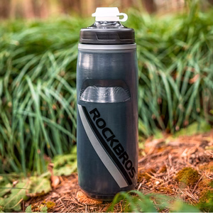 Rockbros 620 ml lämpöjuomapullo pyörälle, BPA-vapaa, liukuvärjätty musta